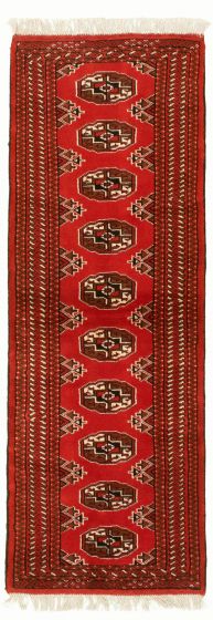 Turkmenistan Turkman 2'1" x 6'2" Hand-knotted Wool Rug 