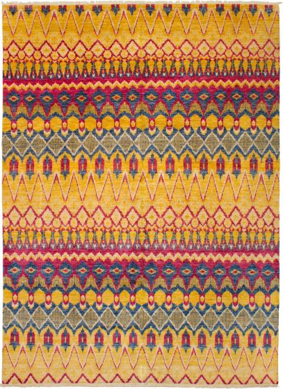 Indian Shalimar 8'10" x 12'2" Hand-knotted Wool Rug 