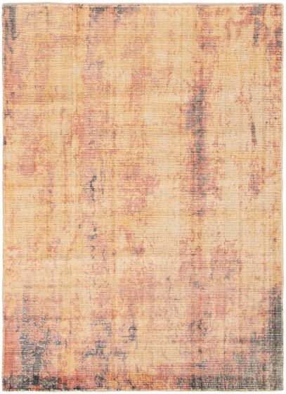 Indian Galleria 5'2" x 7'2" Hand Loomed Viscose Rug 