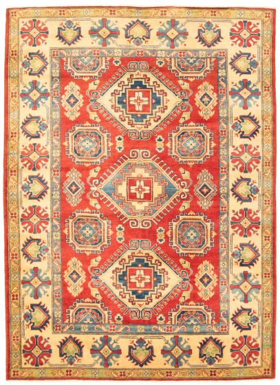 Afghan Finest Ghazni 5'11" x 8'0" Hand-knotted Wool Rug 