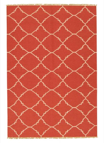 Turkish Ankara FW 5'2" x 7'9" Flat-Weave Wool Kilim 
