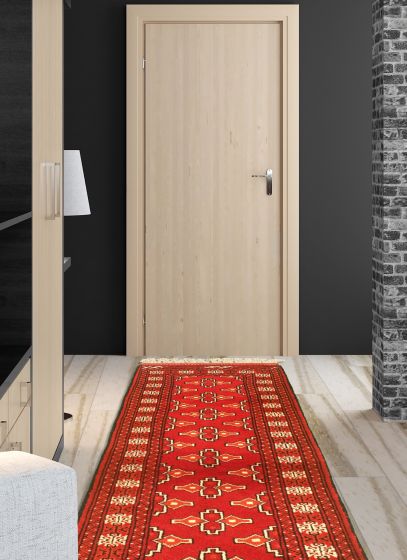 Turkmenistan Turkman 1'11" x 6'4" Hand-knotted Wool Rug 