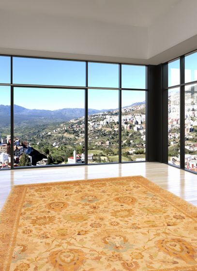 Pakistani Pako Persian 18 Of 20 9'10" x 14'0" Hand-knotted Wool Rug 