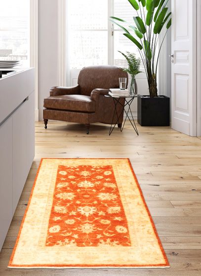 Afghan Chobi Finest 2'4" x 4'6" Hand-knotted Wool Rug 