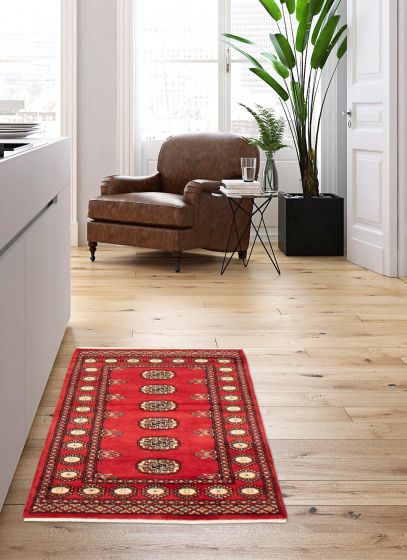 Tapis peshawar bokhara 2'6" x 4'2" en laine