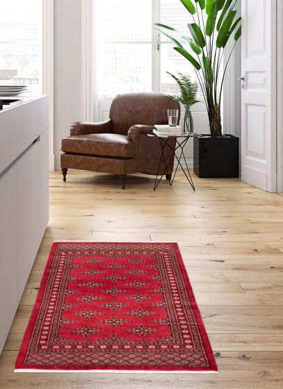 Tapis peshawar bokhara 2'8" x 4'1" en laine