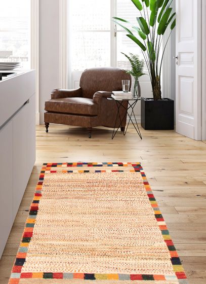 Persian Style Kashkuli Gabbeh 3'3" x 6'7" Hand-knotted Wool Rug 
