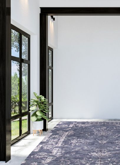 Indian Mystique 9'1" x 12'1" Hand-knotted Silk & Wool Rug 