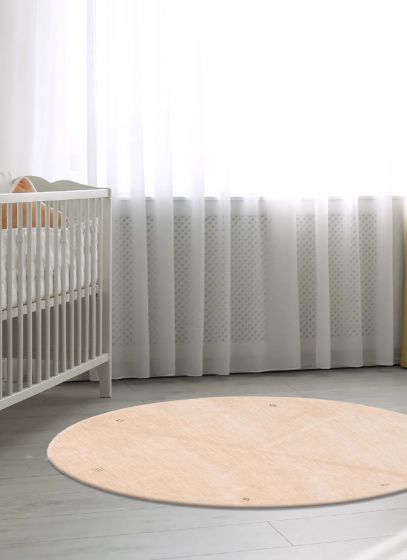 Indo Gabbeh 6'0" x 6'0" Hand Loomed Wool Rug 