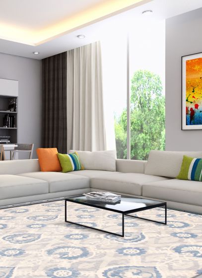 Indian Mystique 10'0" x 13'8" Hand-knotted Wool Rug 