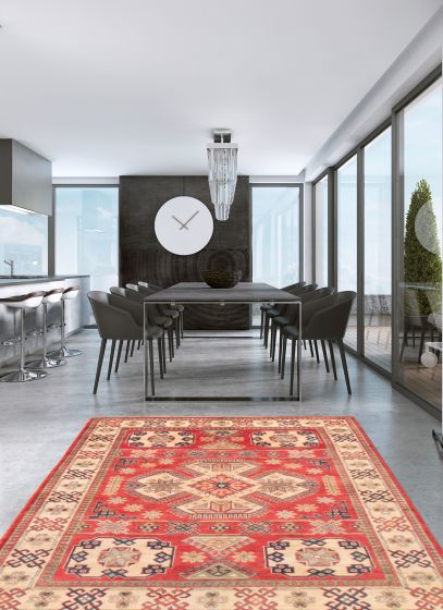 Afghan Finest Ghazni 5'9" x 7'10" Hand-knotted Wool Rug 