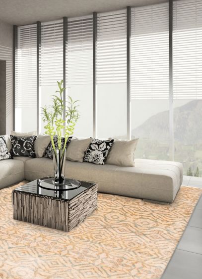 Indian Mystique 9'0" x 11'9" Hand-knotted Wool Rug 