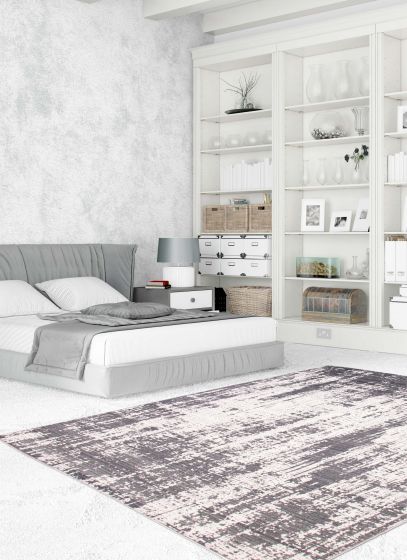 Tapis loreto 8'1" x 9'11" en soie artificielle
