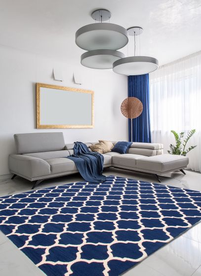 Indian Timeless 7'7" x 9'4" Hand Tufted Wool Rug 