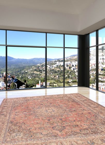 Persian Style 9'6" x 12'2" Hand-knotted Wool Rug 