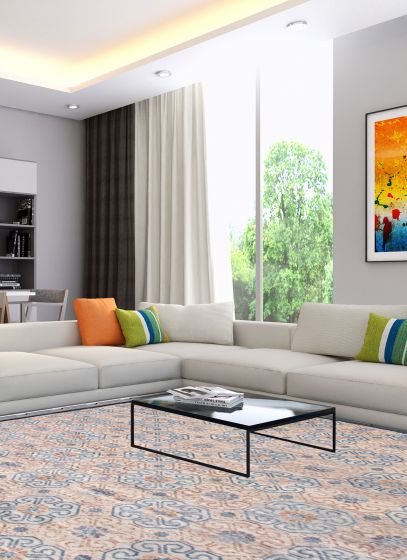Indian Mystique 9'11" x 13'11" Hand-knotted Wool Rug 