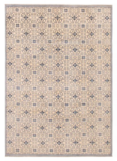 Afghan Uzbek Ghazni 8'1" x 11'6" Hand-knotted Wool Rug 