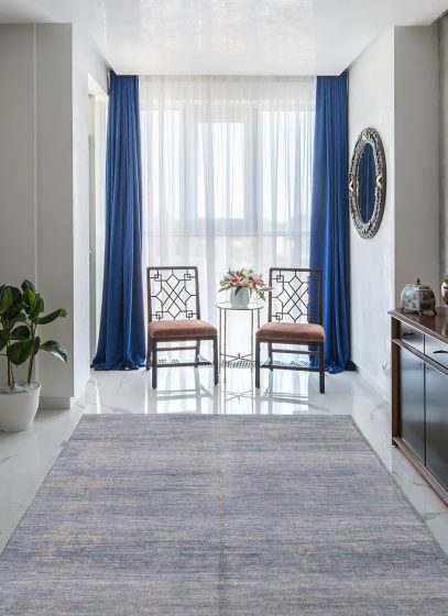 Tapis loreto 9'9" x 14'10" en soie