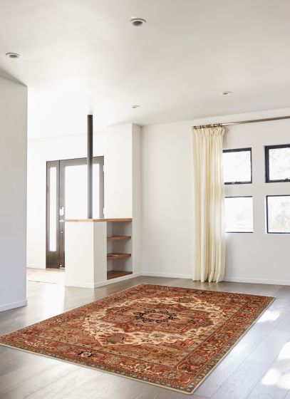 Indian Jules Sultane 7'10" x 9'8" Hand-knotted Wool Rug 