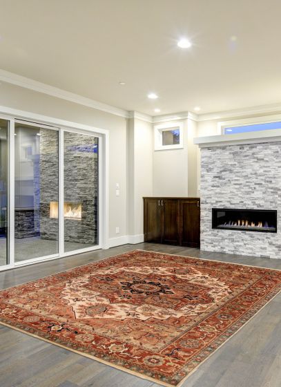 Indian Jules Sultane 7'10" x 9'9" Hand-knotted Wool Rug 