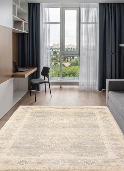 Indian Mamluk 5'2" x 7'9" Hand-knotted Wool Rug 