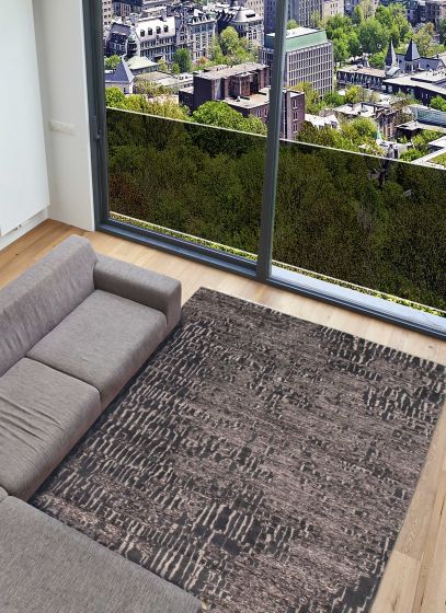 Indian Tangier 11'7" x 14'8" Hand-knotted Wool Rug 