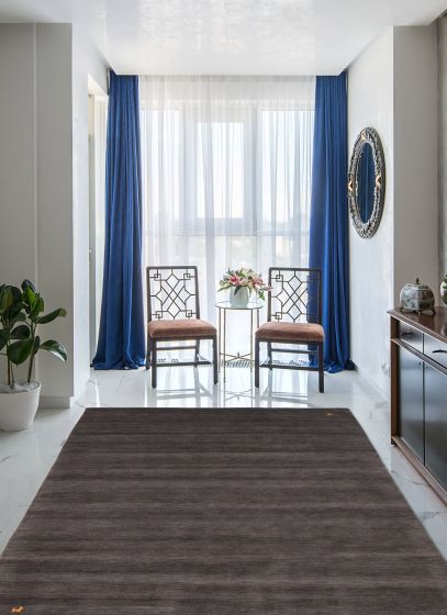 Indo Gabbeh 6'7" x 9'9" Hand Loomed Wool Rug 