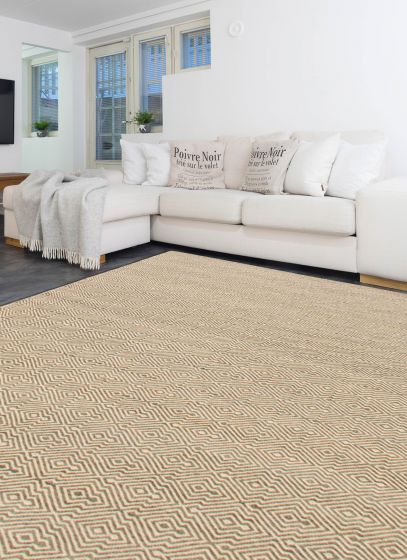 Indian Nevada 5'1" x 7'10" Flat-Weave Wool Kilim 