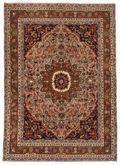 Indian Royal Mahal 5'8" x 7'7" Hand-knotted Wool Rug 