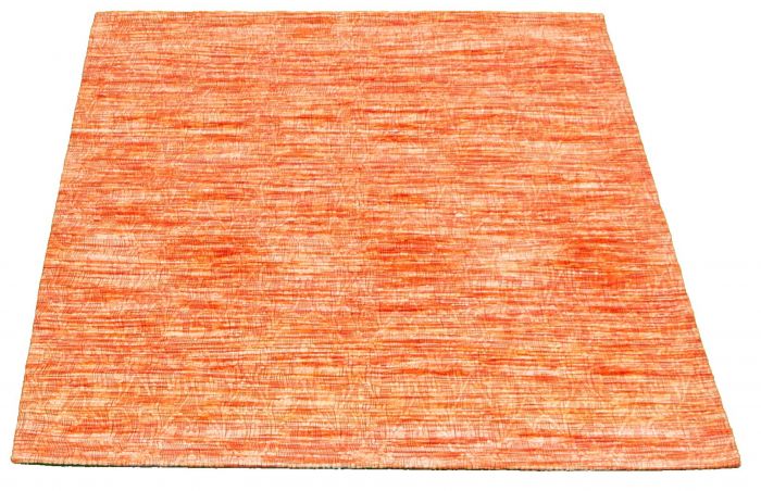 Indian Collage 4'0" x 6'0" Handmade Chenille Rug 