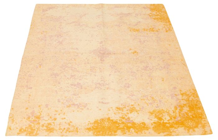 Turkish Color Transition 5'2" x 7'9" Flat-Weave Cotton Kilim 