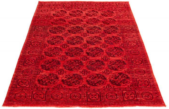 Pakistani Finest Peshawar Ziegler 6'0" x 9'5" Hand-knotted Wool Rug 