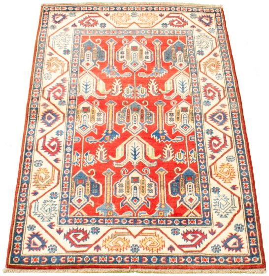 Afghan Finest Ghazni 3'5" x 4'10" Hand-knotted Wool Rug 