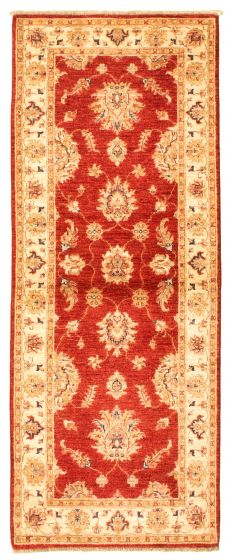 Afghan Chobi Finest 2'8" x 7'0" Hand-knotted Wool Rug 