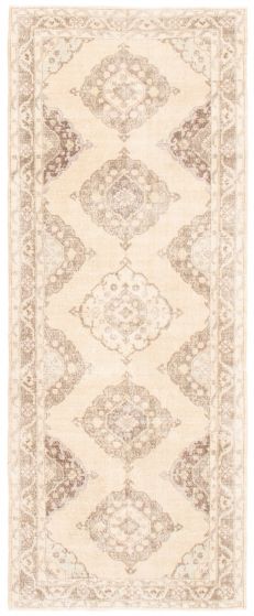 Turkish Anadol Vintage 4'9" x 12'7" Hand-knotted Wool Rug 
