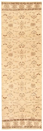 Turkish Melis Vintage 2'11" x 9'5" Hand-knotted Wool Rug 