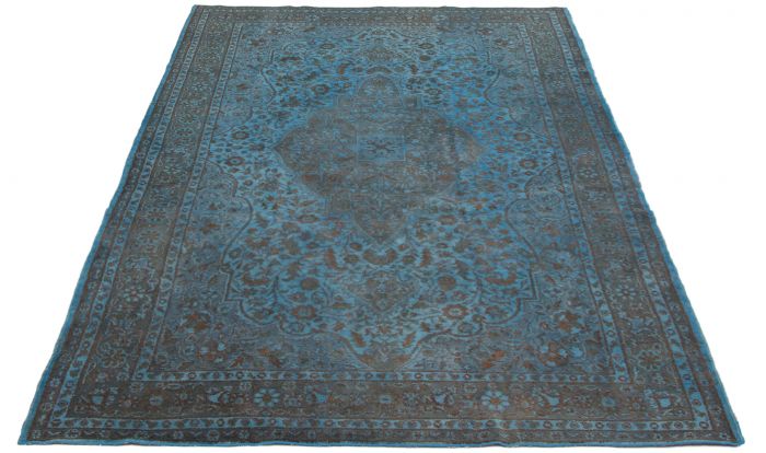 Turkish Color Transition 6'9" x 11'1" Hand-knotted Wool Rug 