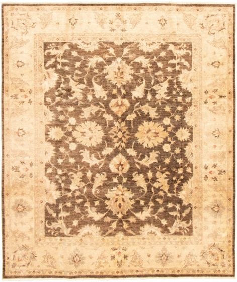 Pakistani Peshawar Oushak 8'1" x 10'3" Hand-knotted Wool Rug 