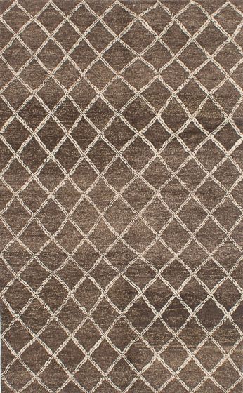 Indian Arlequin 5'1" x 8'3" Hand-knotted Wool Rug 