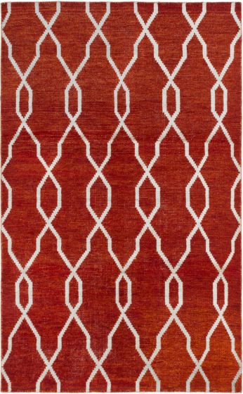 Tapis la seda 4'11" x 7'11" en laine & soie artificielle