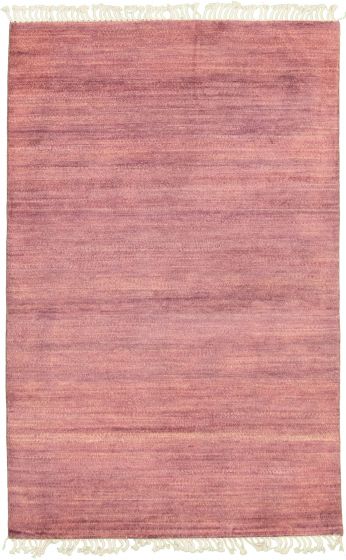 Pakistani Pak Finest Gabbeh 4'0" x 6'3" Hand-knotted Wool Rug 