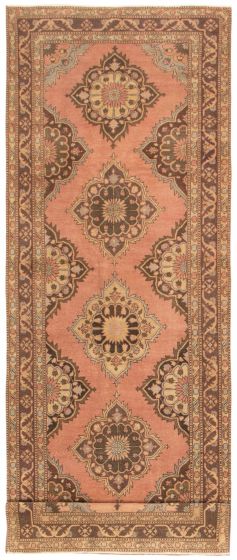 Turkish Anadol Vintage 4'9" x 14'2" Hand-knotted Wool Rug 