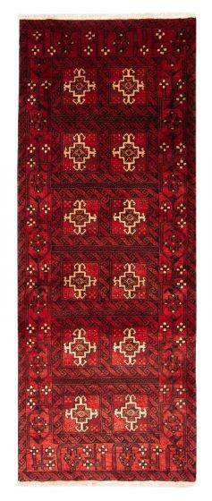 Afghan Royal Baluch 2'8" x 6'11" Hand-knotted Wool Rug 