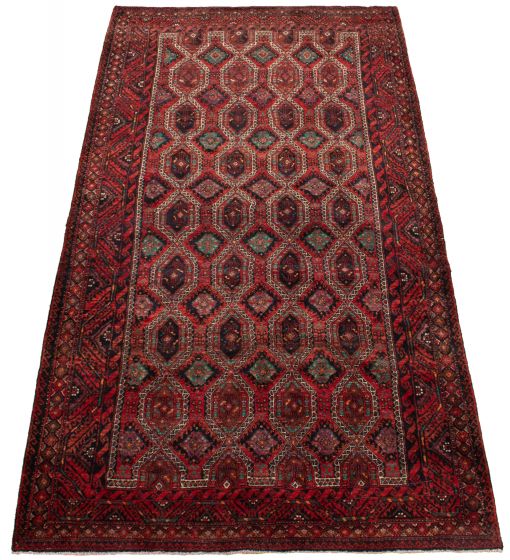 Persian Style 5'3" x 9'10" Hand-knotted Wool Rug 