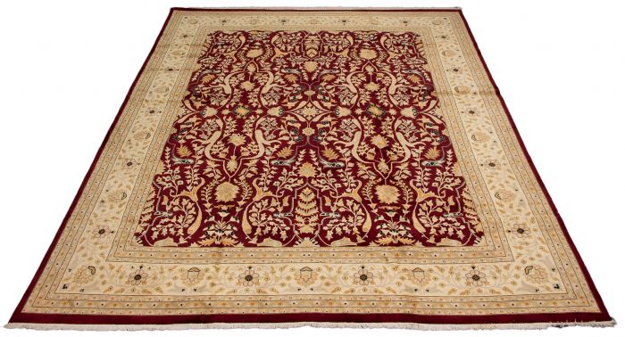 Pakistani Pako Persian 18 Of 20 12'1" x 14'10" Hand-knotted Wool Rug 