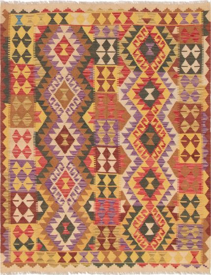 Kilim sivas 5'2" x 6'7" en laine