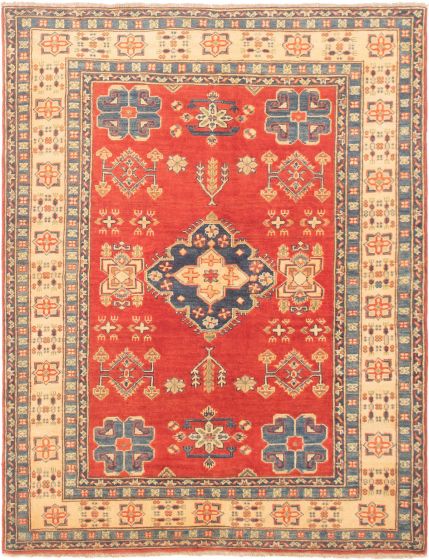Afghan Finest Ghazni 5'0" x 6'5" Hand-knotted Wool Rug 