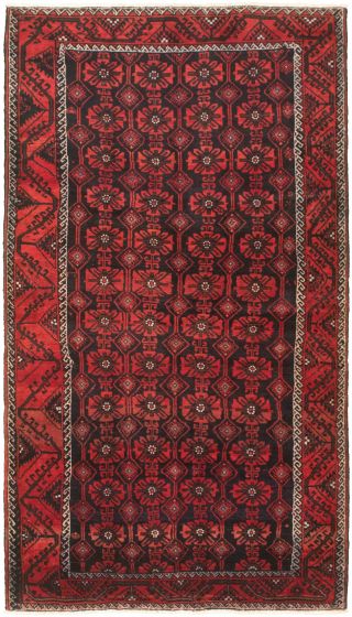 Persian Style 5'1" x 9'2" Hand-knotted Wool Rug 