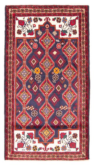 Afghan Royal Baluch 3'5" x 6'2" Hand-knotted Wool Rug 