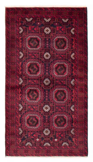 Afghan Royal Baluch 3'5" x 6'3" Hand-knotted Wool Rug 
